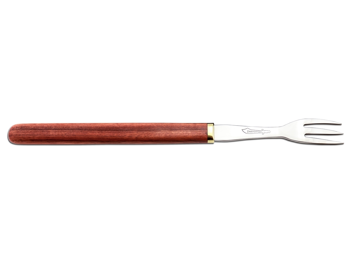 Garfo Artesanal p/ Churrasco Cabo em Osso 33cm - Zakharov