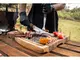 Kit para Churrasco 8" Zakharov Picanheira Especial Garfo no Estojo de Madeira