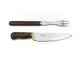 Kit para Churrasco e Cozinha 8" Zakharov Chef Garfo no Estojo de Madeira