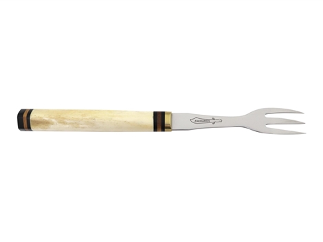 Garfo Artesanal p/ Churrasco Cabo em Osso 33cm - Zakharov