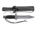 Faca Tática Zakharov Black BOE 8" na Bainha de Couro