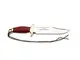 Faca Bowie Comando Zakharov 8” na Bainha de Couro