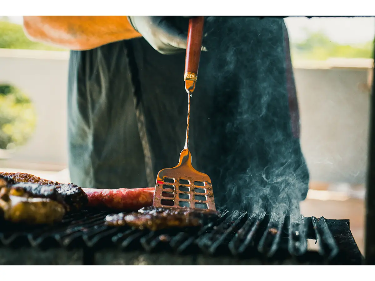 Espátula Zakharov Curva para Churrasco 56 cm