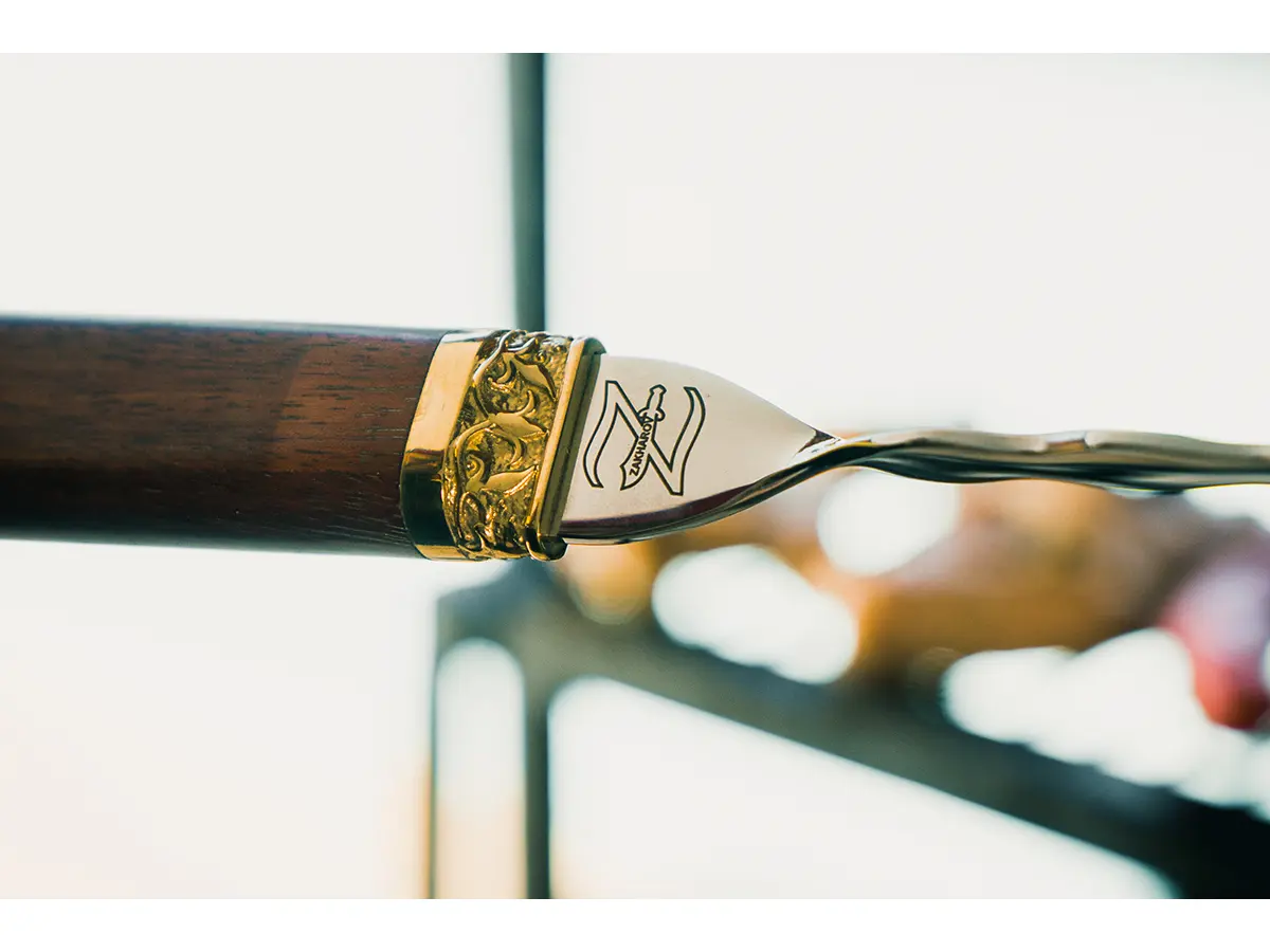 Espátula Zakharov Curva para Churrasco 56 cm