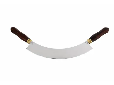 Faca para Queijo Zakharov Meia Lua 9'' 2 Cabos no Estojo de Madeira