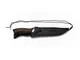 Faca Esportiva Zakharov Hunter Plus 7" na Bainha de Couro