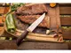 Faca para Churrasco e Cozinha 7" Zakharov BBQ Prime na Bainha Preta