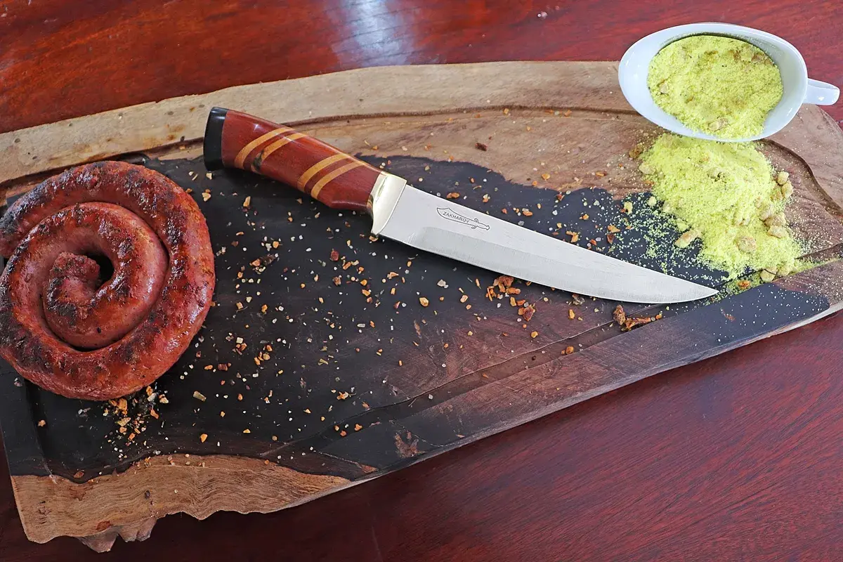 Faca para Churrasco 8" Zakharov Picanheira Especial no Estojo de Madeira