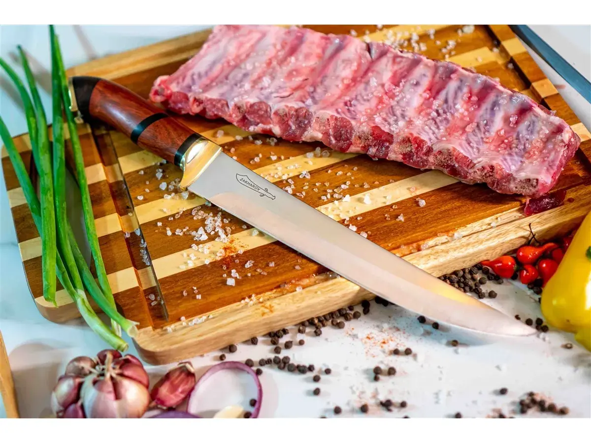 Faca para Churrasco 10" Zakharov Picanheira Plus Pata de Cavalo no Estojo de Madeira