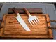 Kit para Churrasco Zakharov Texana Grill 9'' no Estojo de Madeira