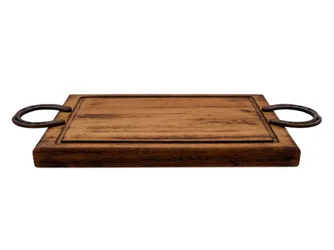 Tabua de Carne para Churrasco Alça Ferradura - 50x30cm