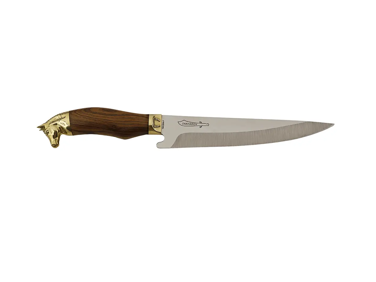 Faca para Churrasco Zakharov 8" Pampeira no Estojo de Madeira
