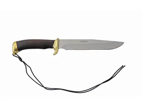 Faca Esportiva Alpha XV1 Zakharov 7” na Bainha de Couro