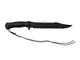 Faca Esportiva Mamba Negra 9” na Bainha de Couro